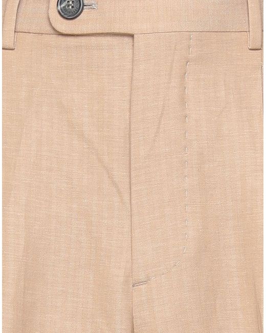 Slacks and Chinos Brunello Cucinelli Trousers Brunello Cucinelli Cotton Trouser in Camel Slacks and Chinos for Men Mens Trousers Natural 