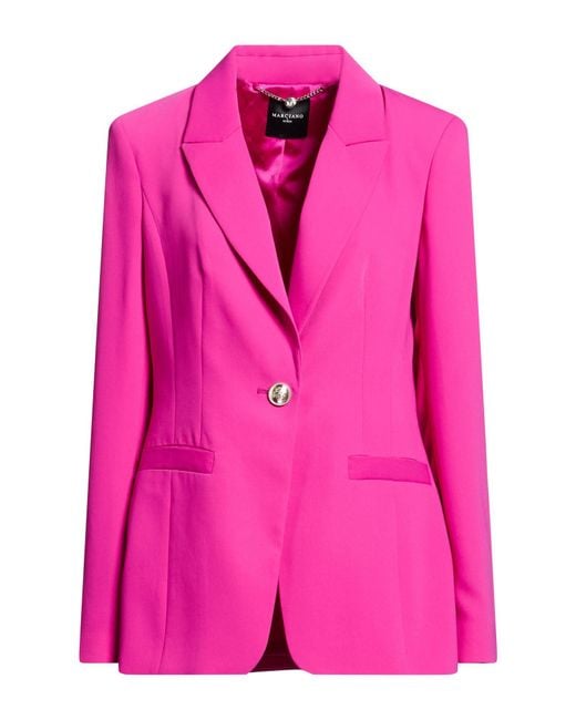 MARCIANO BY GUESS Pink Blazer Polyester