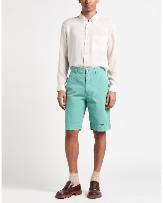 Maison Margiela Blue Shorts & Bermuda Shorts Cotton for men