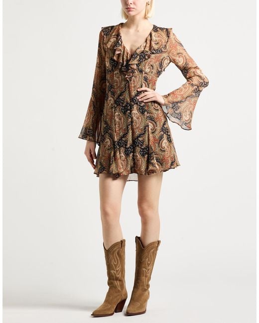 Veronica Beard Brown Mini Dress