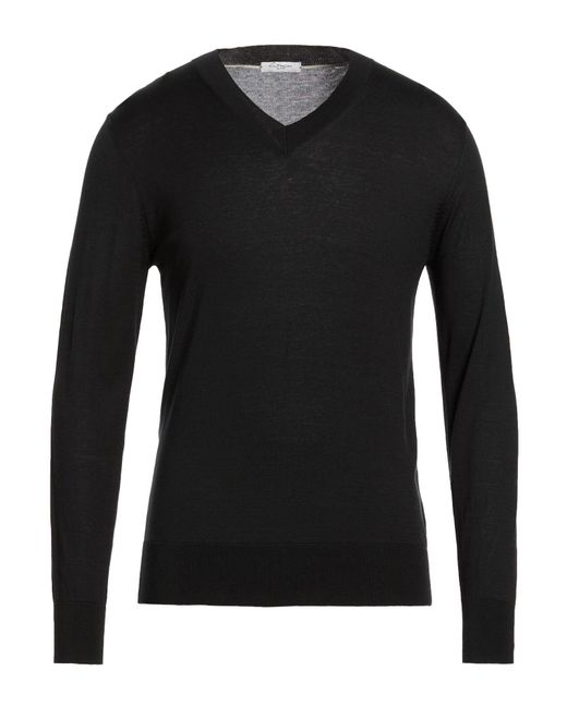 Paolo Pecora Black Jumper for men