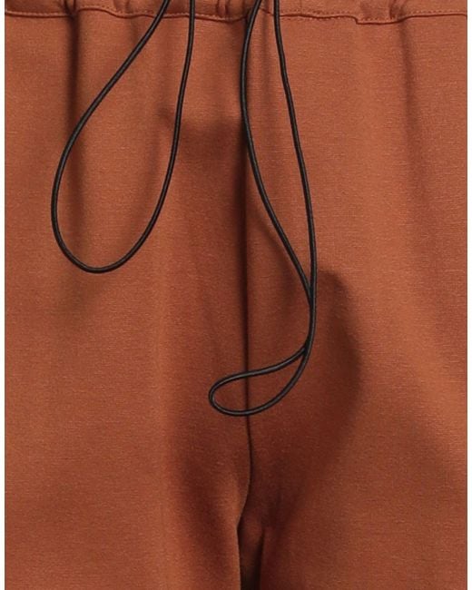 SOHO-T Brown Camel Pants Viscose, Polyamide, Elastane