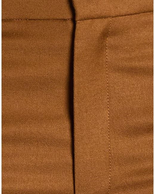 Dondup Brown Camel Pants Virgin Wool, Elastane