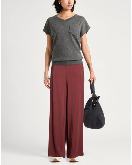 Manila Grace Red Trouser