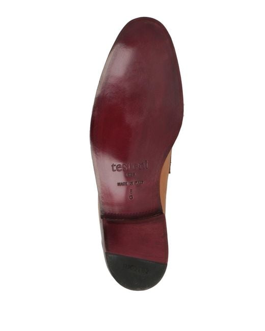 Testoni Brown Loafers Leather for men
