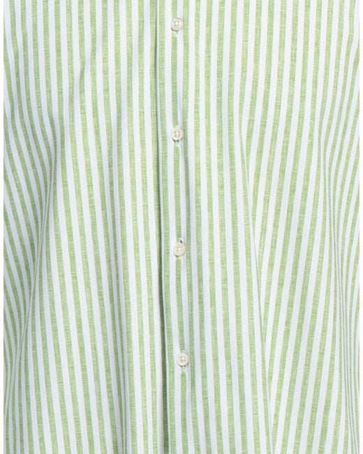 Ghirardelli Green Shirt Polyamide, Elastane for men