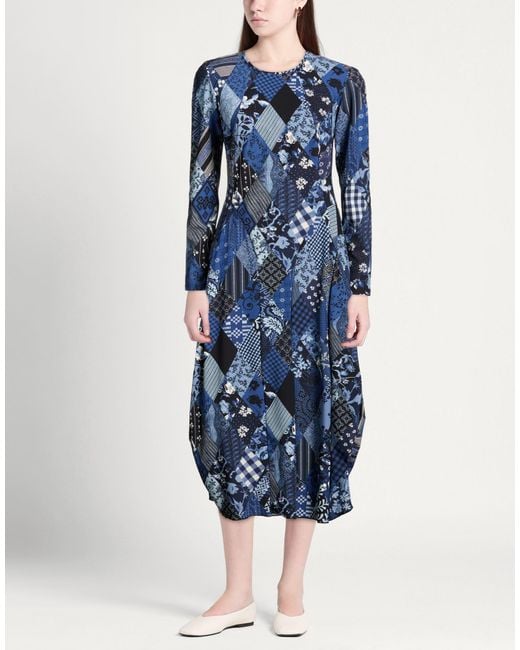 High Blue Light Midi Dress Nylon, Elastane