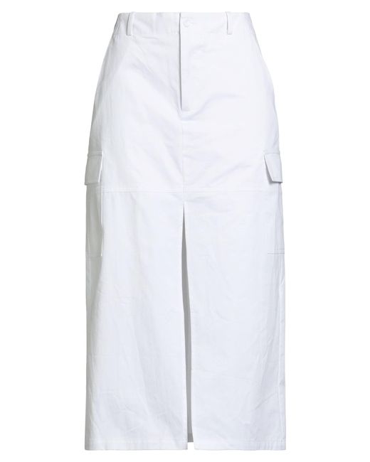 AEXAE White Midi Skirt