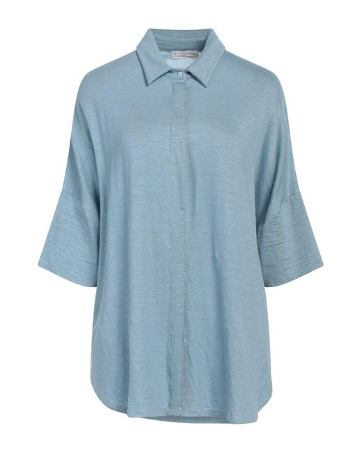 Le Tricot Perugia Blue Shirt