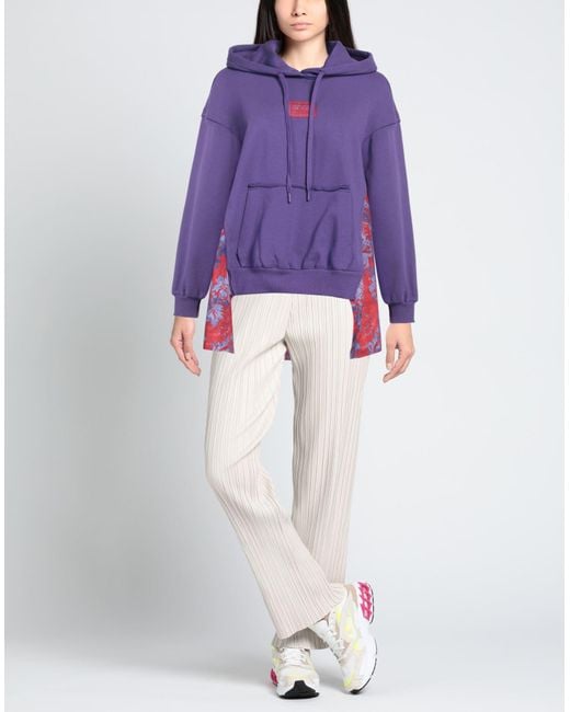 Versace Jeans Couture Purple Sweatshirt Polyester