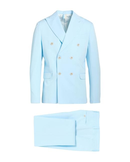 Traje OVER/D de hombre de color Blue