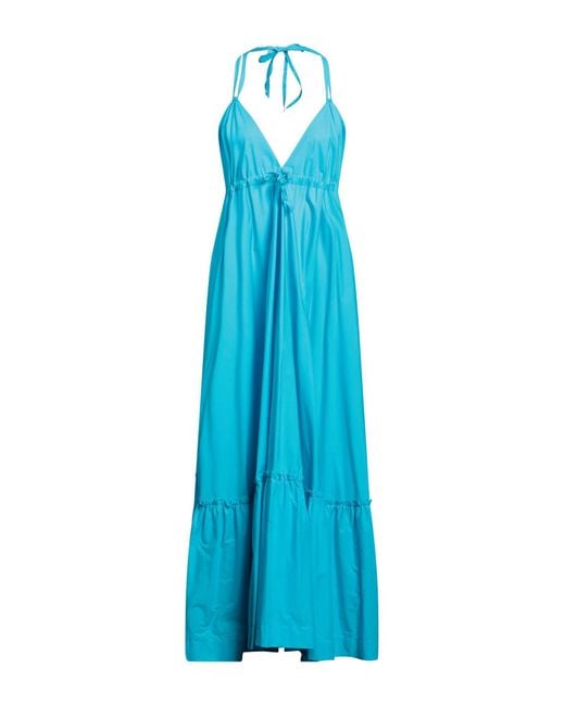 P.A.R.O.S.H. Blue Maxi Dress