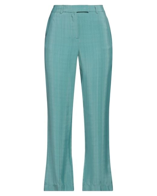 Semicouture Blue Pants Viscose