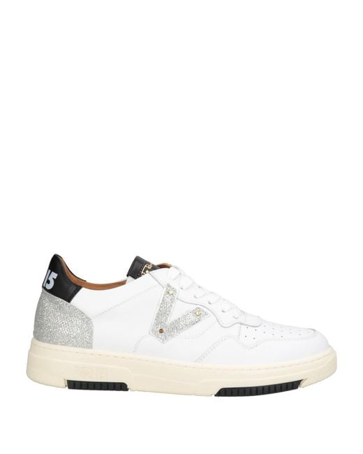 Via Roma 15 White Sneakers Leather