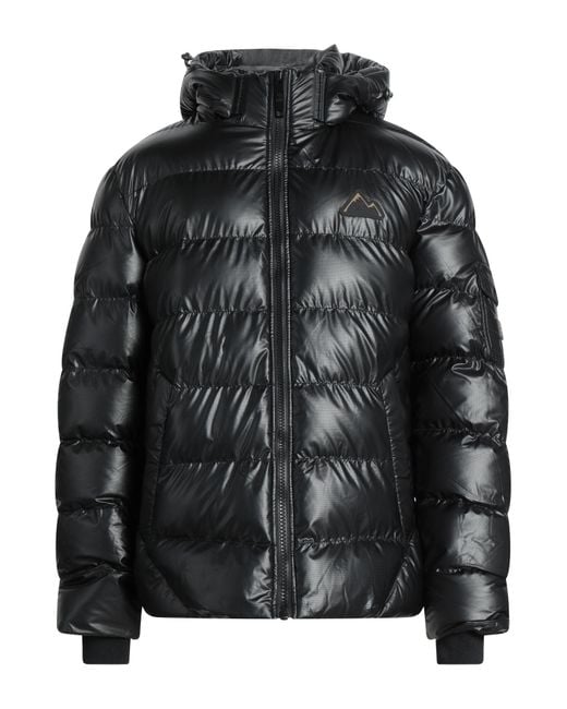 Point Zero Black Puffer Polyester, Polyurethane for men
