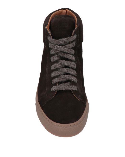 Calce Brown Sneakers Leather for men