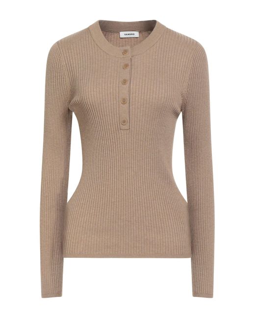 Sandro Brown Pullover