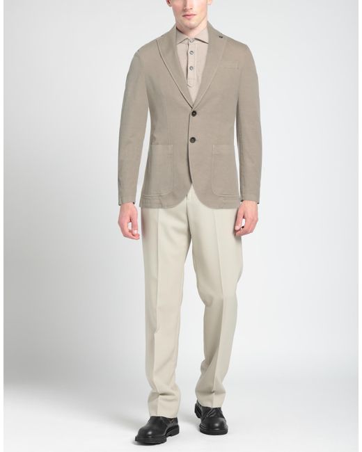 Manuel Ritz Gray Suit Jacket for men