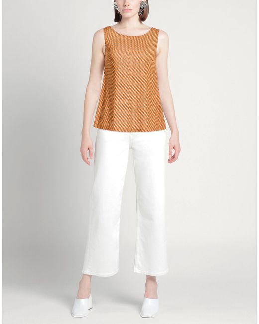 JUSTMINE Brown Top Polyester, Elastane