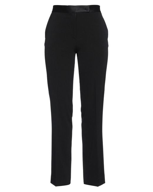 Antonelli Black Pants Polyester, Virgin Wool, Elastane