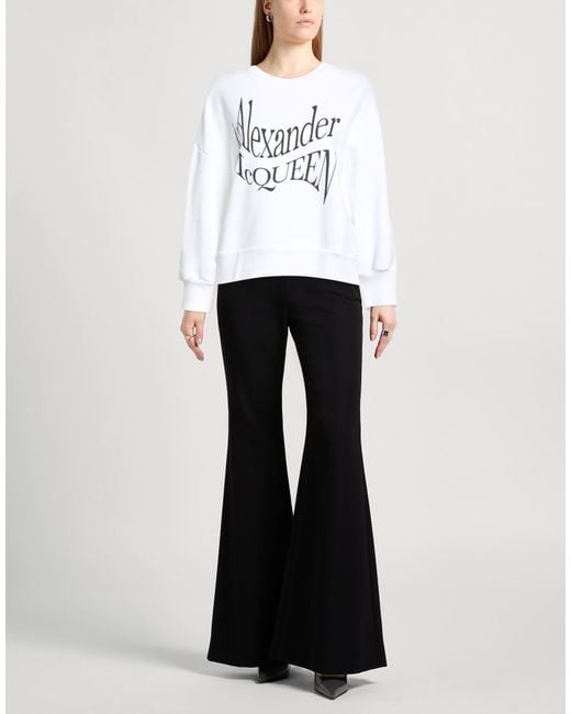 McQueen White Sweatshirt