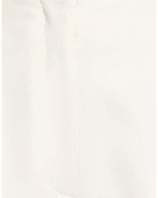 Lardini White Pants Polyester, Elastane