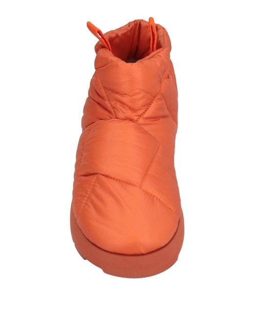 PIUMESTUDIO Orange Ankle Boots