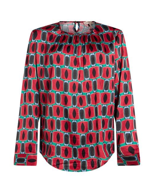 Top Camicettasnob de color Red