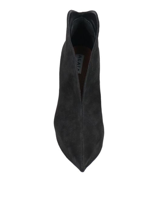 Alaïa Black Ankle Boots