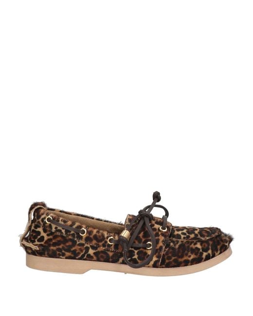 Golden Goose Deluxe Brand Brown Loafers Leather