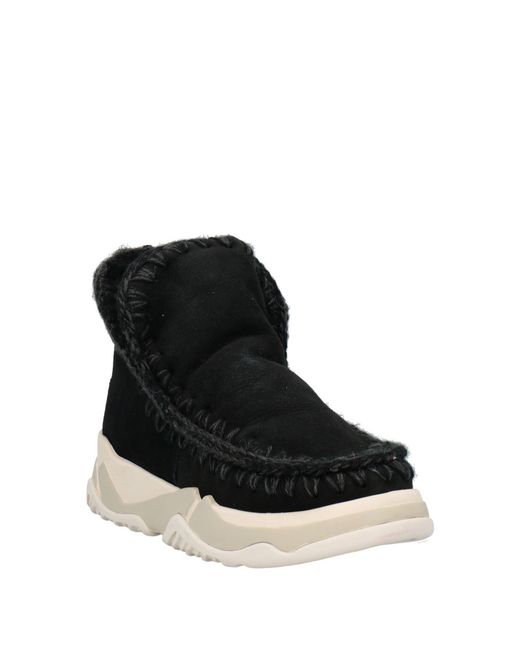 Mou Black Ankle Boots