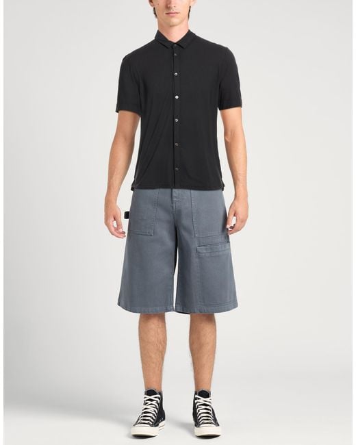 Alpha Studio Hemd in Black für Herren
