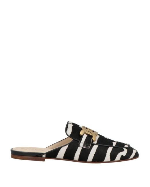 Tod's Black Mules & Clogs