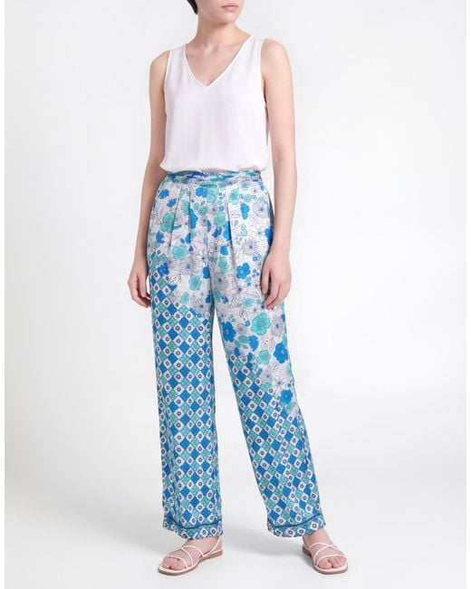 Poupette Blue Pants Viscose