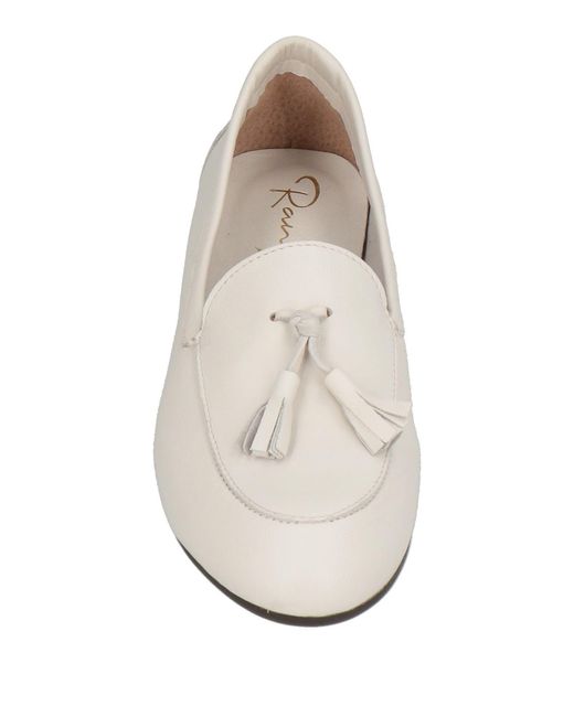 RANYÉ White Loafers Leather