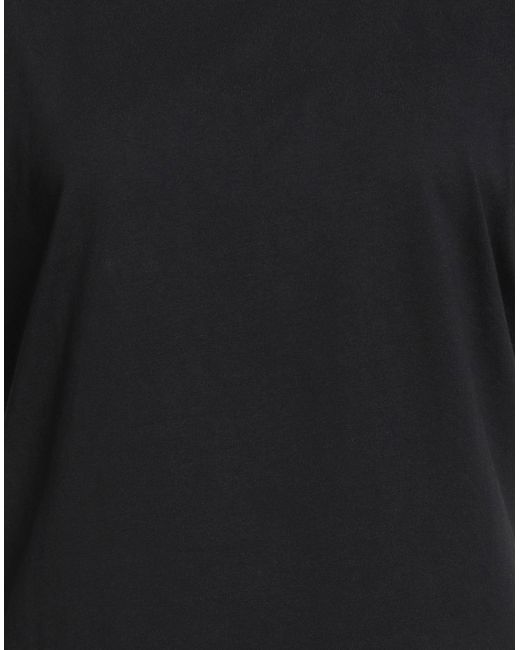 Pinko Black T-Shirt Cotton, Elastane, Glass, Steel