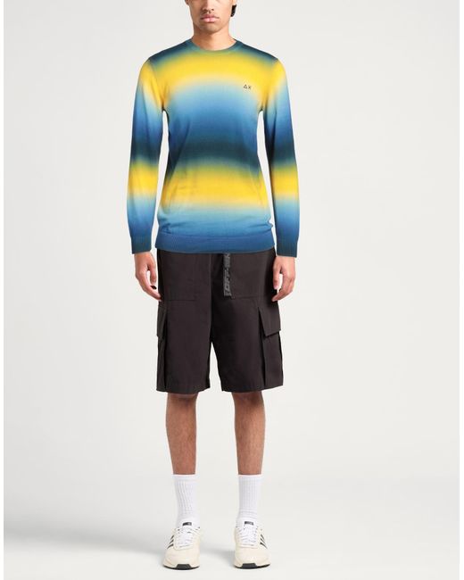 Sun 68 Blue Sweater for men