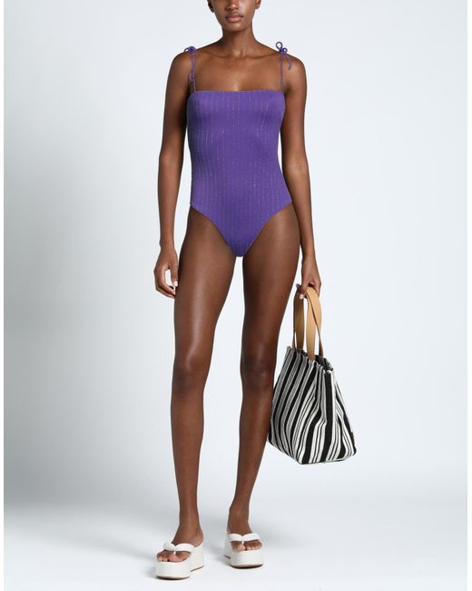 WIKINI Purple One-piece Swimsuit