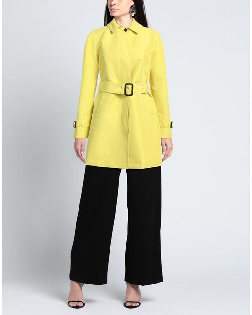 Sealup Yellow Overcoat & Trench Coat