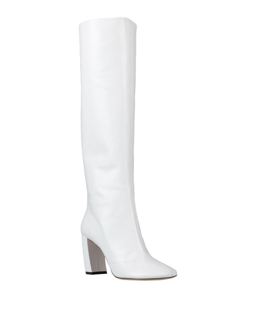 Victoria Beckham Boot in White | Lyst