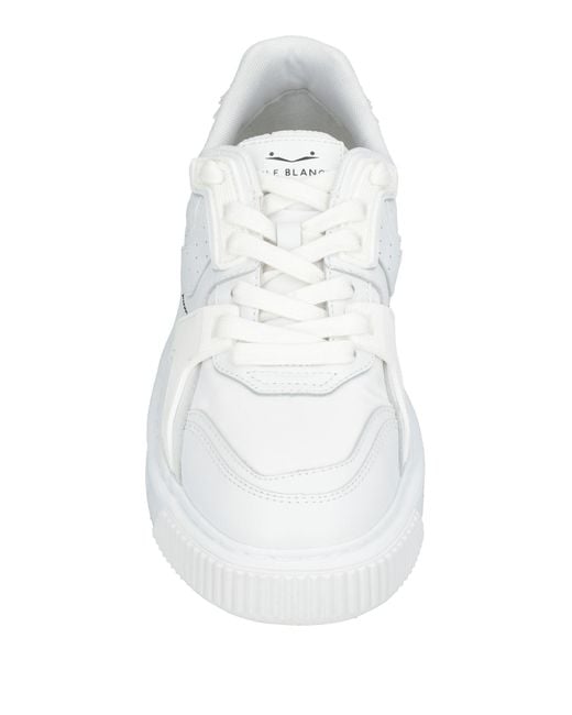 Voile Blanche White Sneakers Calfskin, Nylon for men