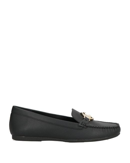 MICHAEL Michael Kors Black Loafers Textile Fibers