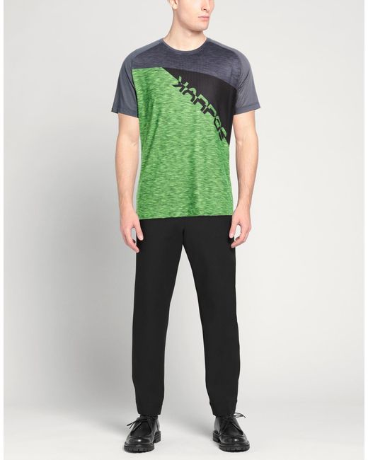Karpos Green T-Shirt Polyester, Elastane for men