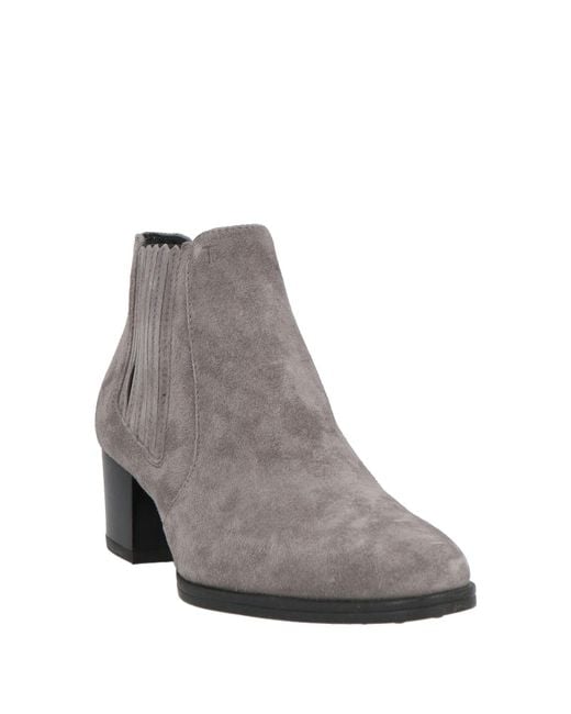 Tod's Gray Ankle Boots