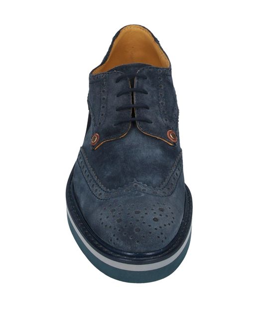 Zapatos de cordones Paciotti 308 Madison Nyc de hombre de color Blue