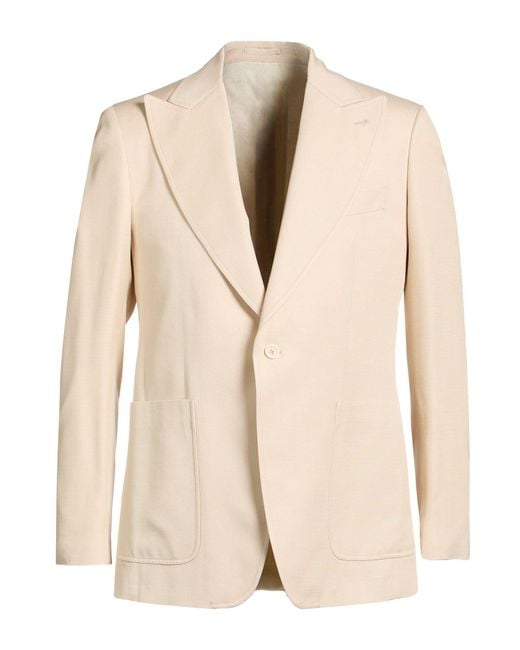 Lardini Natural Blazer Viscose, Silk for men