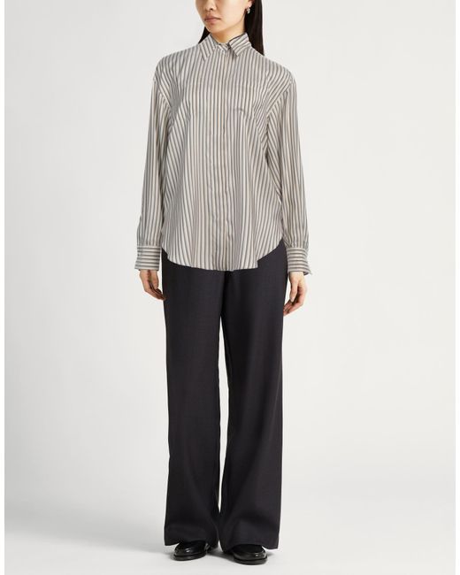 Brunello Cucinelli Gray Shirt