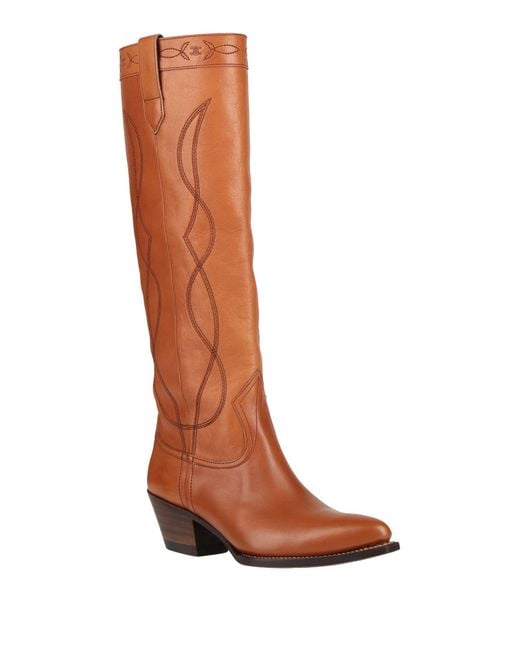 Céline Brown Stiefel
