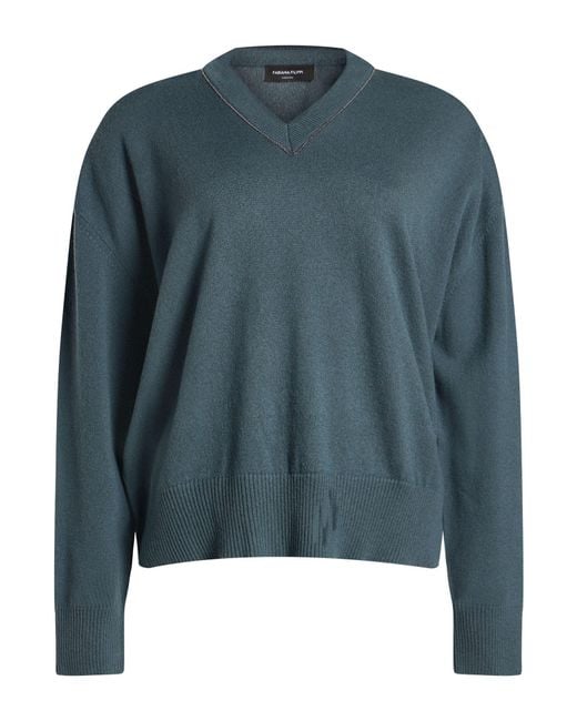 Fabiana Filippi Blue Sweater Cashmere
