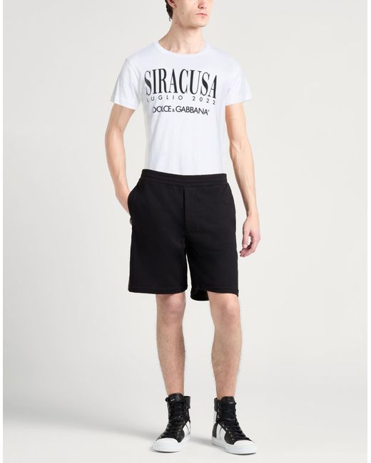 Dolce & Gabbana White T-Shirt Cotton for men